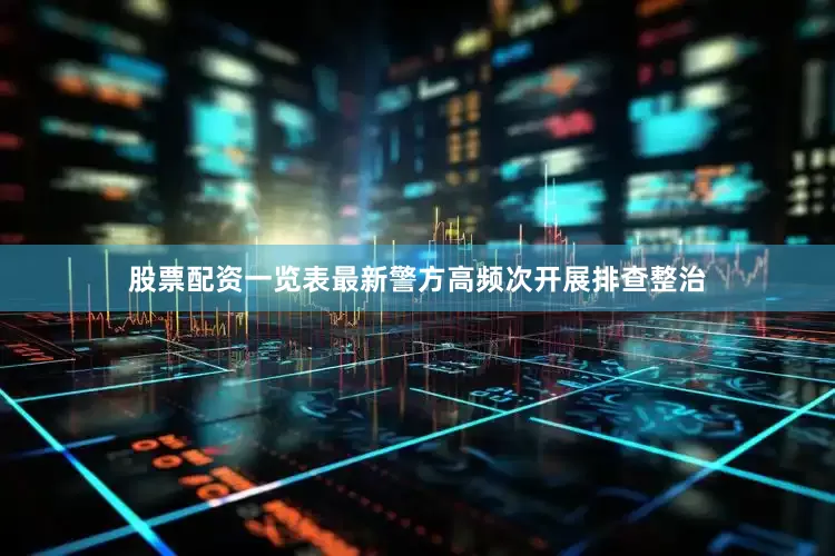 股票配资一览表最新警方高频次开展排查整治
