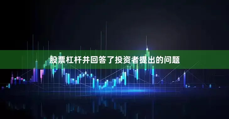 股票杠杆并回答了投资者提出的问题